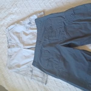 Two pair in this sale Ocean Pacific cargo shorts